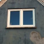 2-fags pvc vindue monteret i hus i Århus